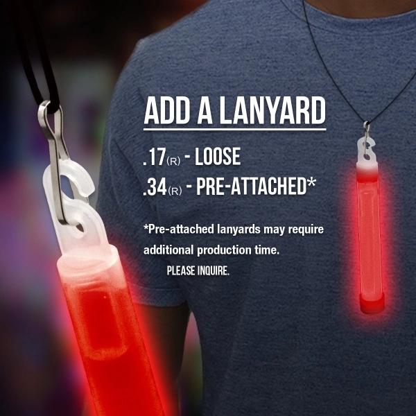 6" premium glow stick, offered in an assortment of colors.... from ASI 42016 Brighter Promotions Inc / Chemical Light™