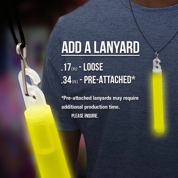 6" premium glow stick, offered in an assortment of colors.... from ASI 42016 Brighter Promotions Inc / Chemical Light™