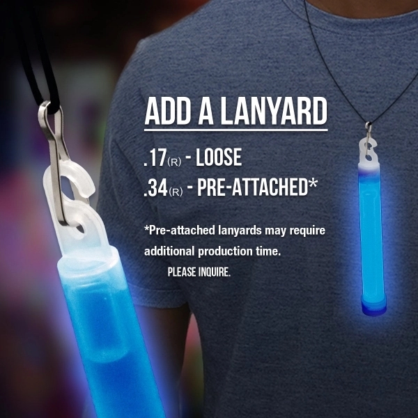 6" premium glow stick, offered in an assortment of colors.... from ASI 42016 Brighter Promotions Inc / Chemical Light™