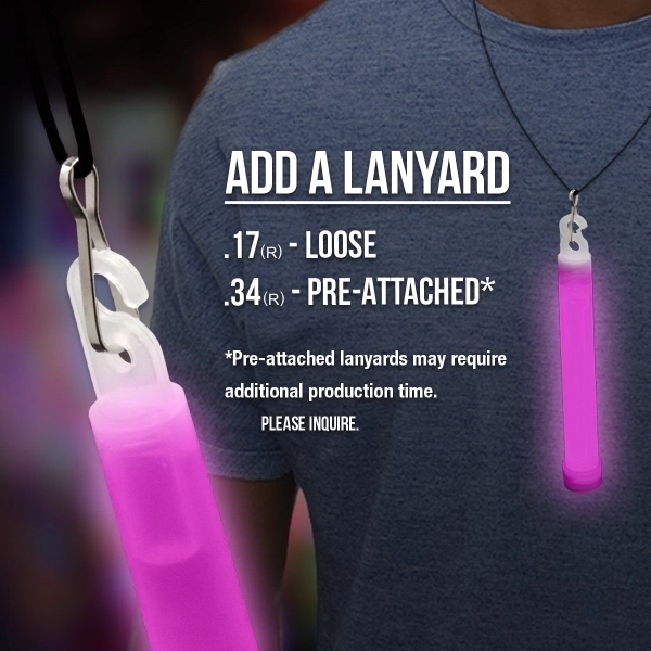 6" premium glow stick, offered in an assortment of colors.... from ASI 42016 Brighter Promotions Inc / Chemical Light™