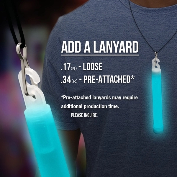 6" premium glow stick, offered in an assortment of colors.... from ASI 42016 Brighter Promotions Inc / Chemical Light™