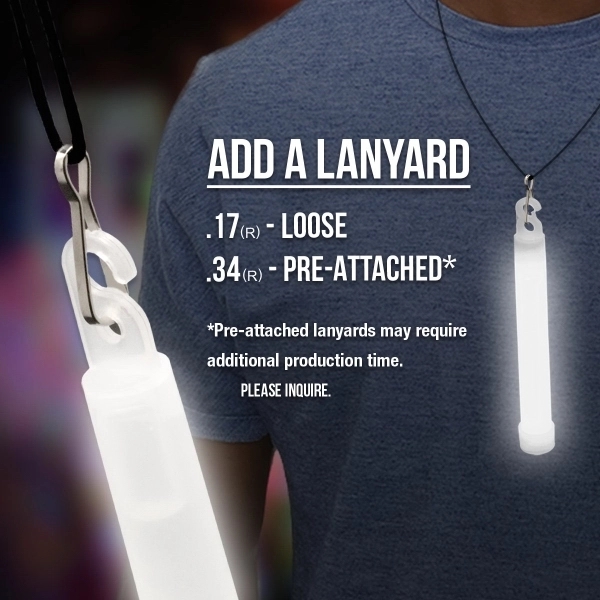 6" premium glow stick, offered in an assortment of colors.... from ASI 42016 Brighter Promotions Inc / Chemical Light™