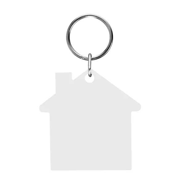 House shaped acrylic key tag with split ring attachment.... from ASI 61125 Hit Promotional Products / Hit®