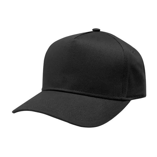 5 panel cotton/Tencel fabric cap with recycled plastic snap tab closure.... from ASI 61125 Hit Promotional Products / Hit®