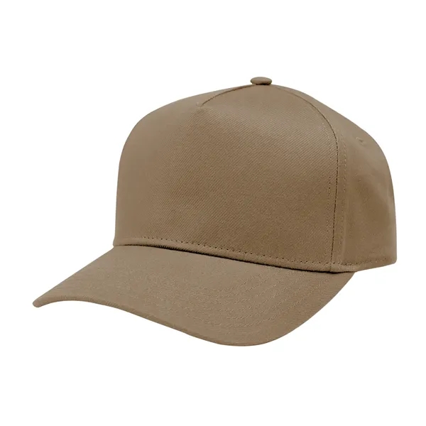 5 panel cotton/Tencel fabric cap with recycled plastic snap tab closure.... from ASI 61125 Hit Promotional Products / Hit®