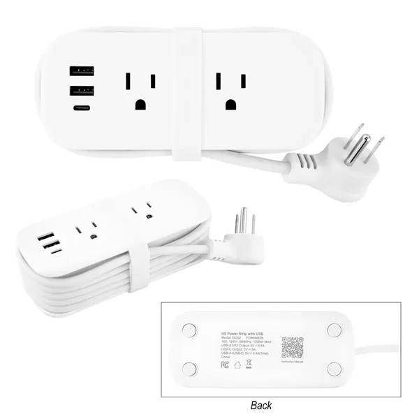 Multi-outlet power strip.... from ASI 61125 Hit Promotional Products / Hit®