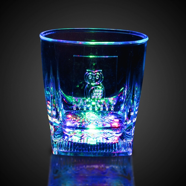 10 oz. clear rocks glass with a square bottom and six... from ASI 42016 Brighter Promotions Inc / Chemical Light™ Liquid Light