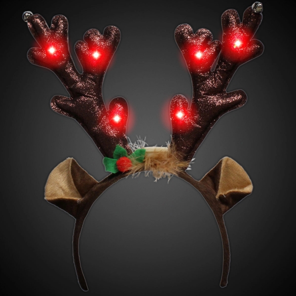 LED reindeer antlers headband... from ASI 42016 Brighter Promotions Inc