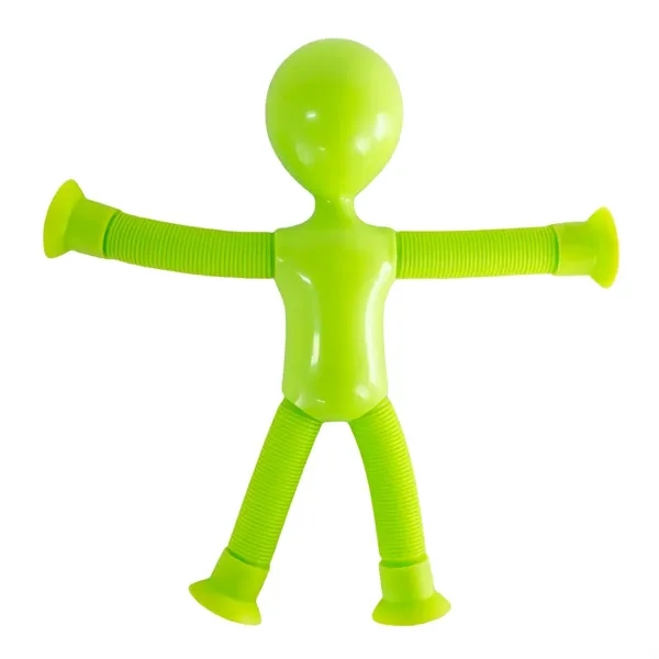 6.5" x 6" bendable green alien man.... from ASI 34415 Alpi International LTD