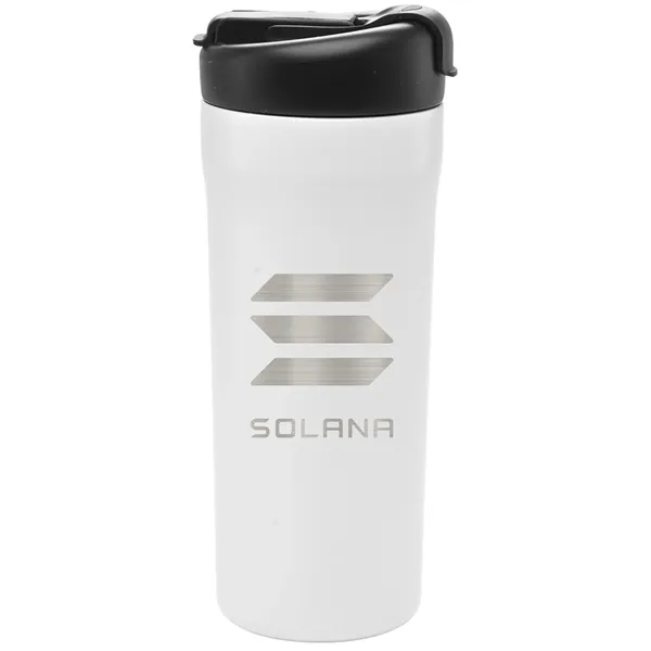 24 oz. travel tumbler made of stainless steel and copper vacuum... from ASI 71920 Moderne Glass Company Inc / Glass America®