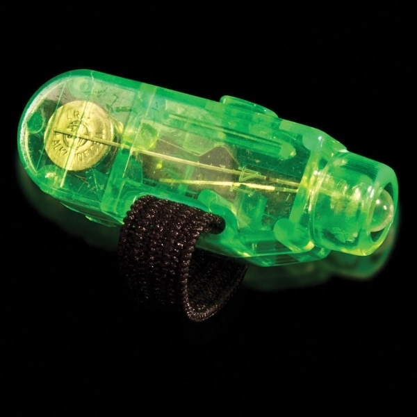 LED finger flashlight ring in matching body colors.... from ASI 42016 Brighter Promotions Inc / Chemical Light™ Liquid Light