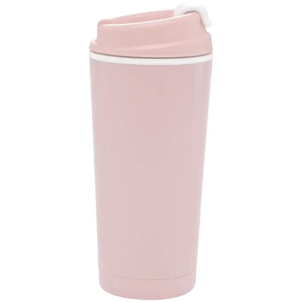 20 oz. travel tumbler made with double-wall stainless steel exterior for... from ASI 71920 Moderne Glass Company Inc / Glass America®