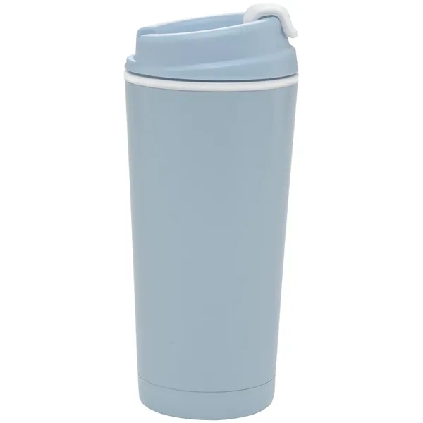 20 oz. travel tumbler made with double-wall stainless steel exterior for... from ASI 71920 Moderne Glass Company Inc / Glass America®