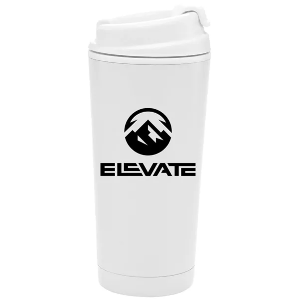 20 oz. travel tumbler made with double-wall stainless steel exterior for... from ASI 71920 Moderne Glass Company Inc / Glass America®