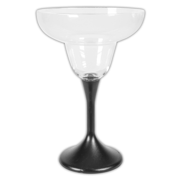 10 oz. LED lighted martini glass with clear top and black... from ASI 42016 Brighter Promotions Inc / Chemical Light™