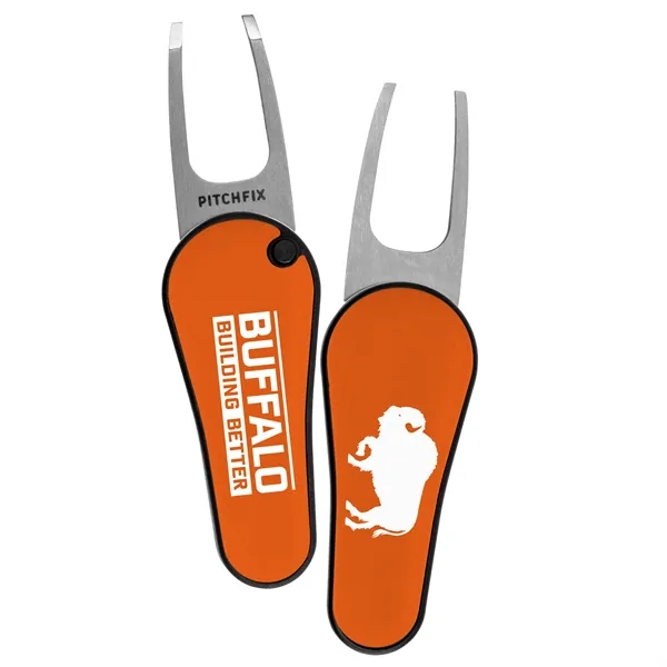 ABS plastic and stainless steel divot tool with two-sided imprint.... from ASI 52263 EMT