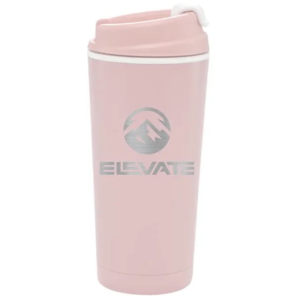 20 oz. Travel tumbler made with double-wall stainless steel exterior for... from ASI 71920 Moderne Glass Company Inc / Glass America®