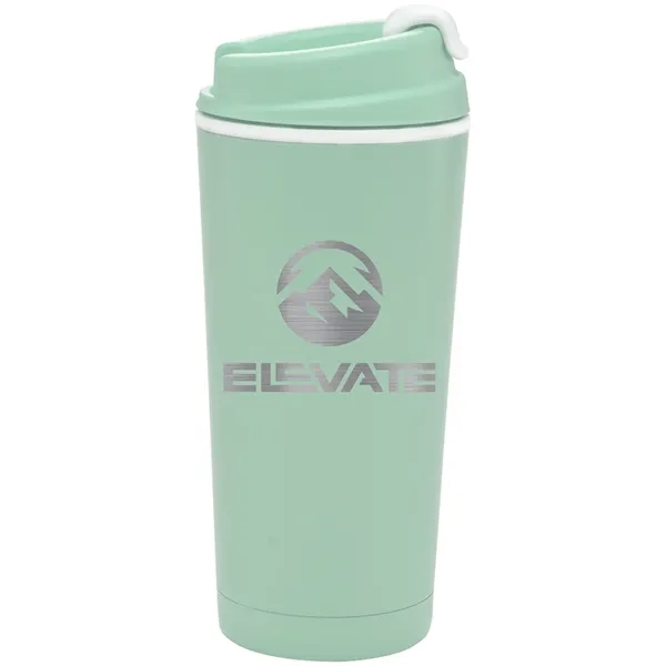 20 oz. Travel tumbler made with double-wall stainless steel exterior for... from ASI 71920 Moderne Glass Company Inc / Glass America®