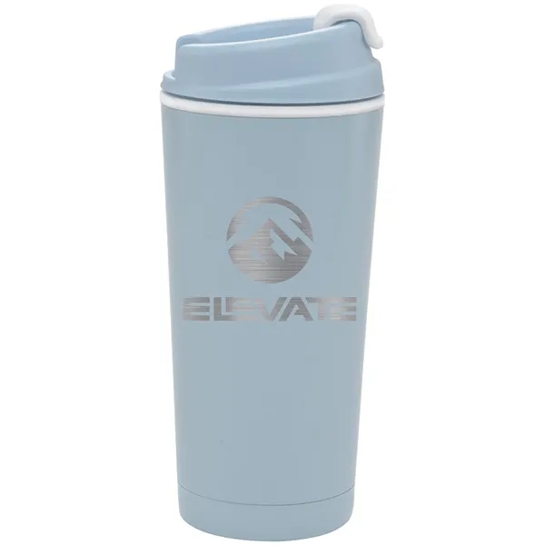 20 oz. Travel tumbler made with double-wall stainless steel exterior for... from ASI 71920 Moderne Glass Company Inc / Glass America®