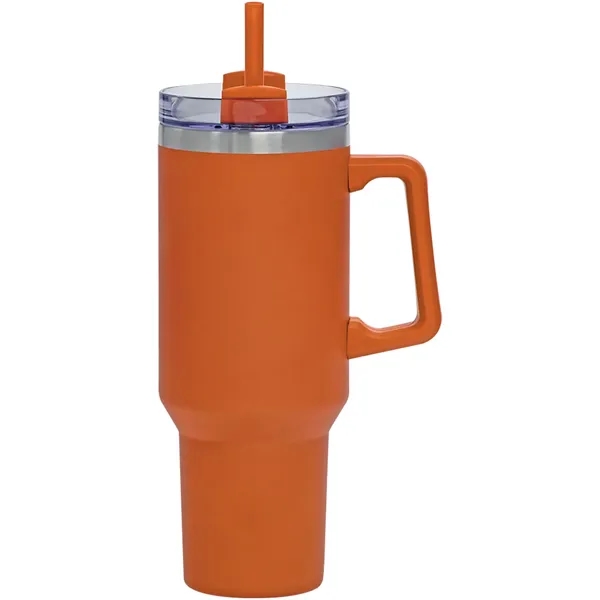 40 oz. tumbler that's made of double-wall stainless steel, is copper... from ASI 71920 Moderne Glass Company Inc / MB Works Premium Line