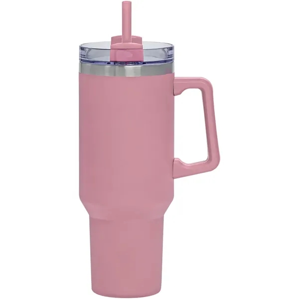 40 oz. tumbler that's made of double-wall stainless steel, is copper... from ASI 71920 Moderne Glass Company Inc / MB Works Premium Line