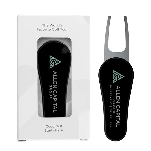 Golf divot tool and ball marker in gift box.... from ASI 52263 EMT