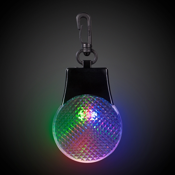 Light up safety reflectors with 1" black plastic clip.... from ASI 42016 Brighter Promotions Inc / Chemical Light™ Liquid Light