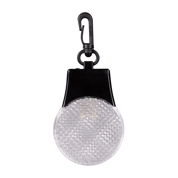 Light up safety reflectors with 1" black plastic clip.... from ASI 42016 Brighter Promotions Inc / Chemical Light™ Liquid Light