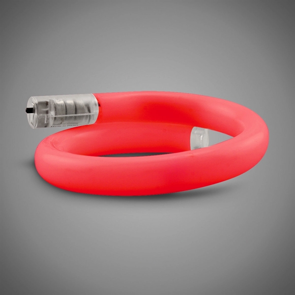 11" plastic coil tube bracelets with flashing LED lights; available in... from ASI 42016 Brighter Promotions Inc