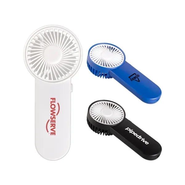 4" x 3" x 3" plastic fan with 2 AA batteries.... from ASI 98360 WOWLine / WOWLine®