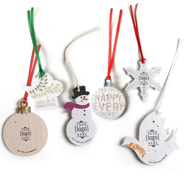 Printed seed paper ornament... from ASI 40646 Bloomin Promotions