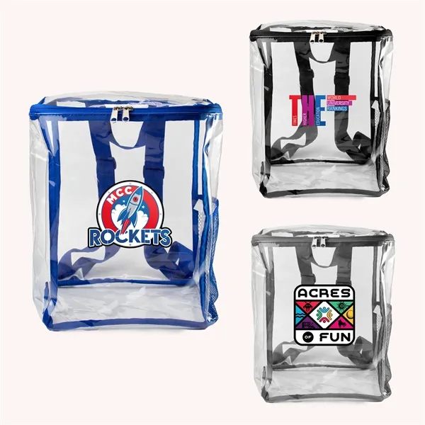 Clear Zipped Backpack... from ASI 30208 A P Specialties / AP Specialties