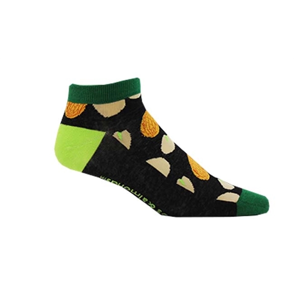 Pantone matched ankle socks made of nylon, cotton, and spandex, woven... from ASI 45657 Pop! Promos