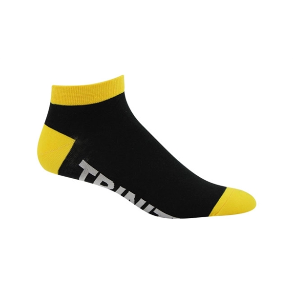 Pantone matched ankle socks made of nylon, cotton, and spandex, woven... from ASI 45657 Pop! Promos