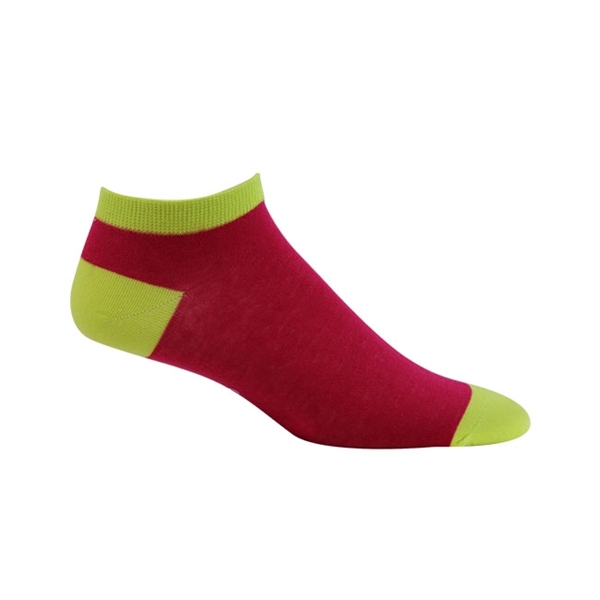 Pantone matched ankle socks made of nylon, cotton, and spandex, woven... from ASI 45657 Pop! Promos