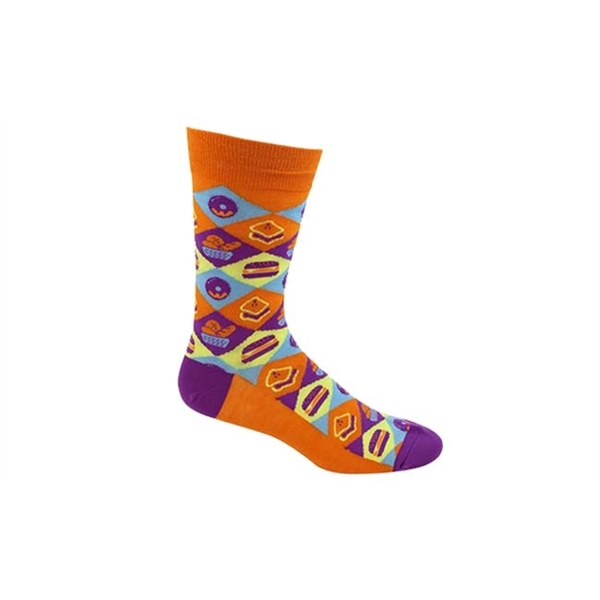 Pantone matched jacquard dress socks woven together from scratch with custom... from ASI 45657 Pop! Promos