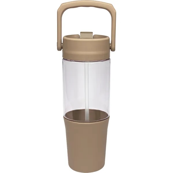 40 oz. Quencher Collection: Made from recycled plastic, single-walled, flip-up straw,... from ASI 71920 Moderne Glass Company Inc / Glass America®