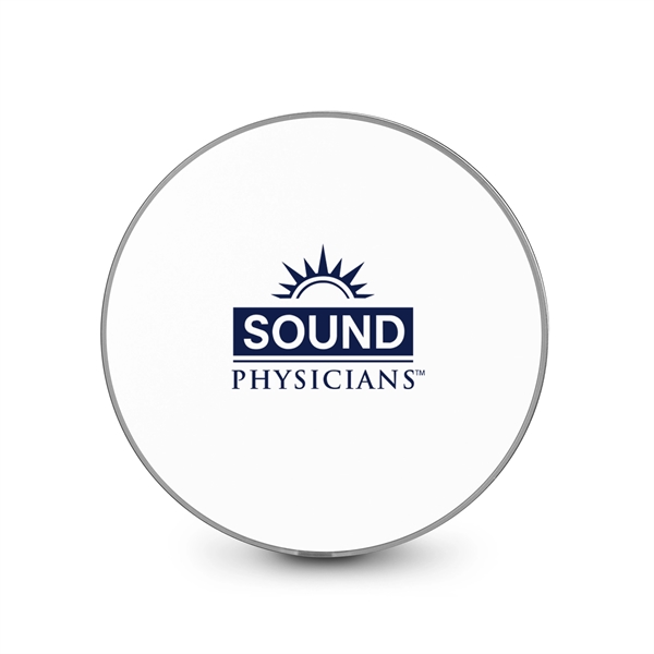 3 7/8" x 1/4" round plastic 15W wireless charging pad.... from ASI 91435 Tomax USA / Tomax