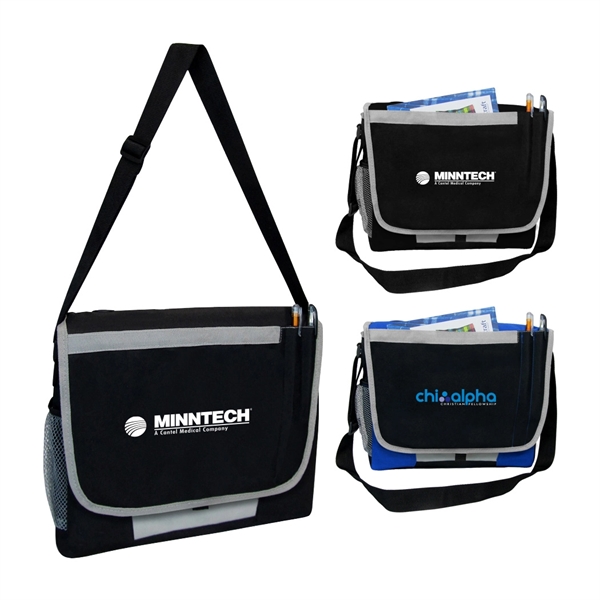 Polyester Business Messenger Bag... from ASI 31517 Admart Products / Admart Line