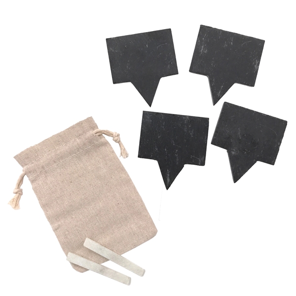 Slate Cheese Marker Set ( 4pcs)... from ASI 98766 Yanlee Trading Co Ltd