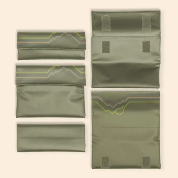 Foldover Pouches are made of tarpaulin material with hook & loop... from ASI 74710 Numo