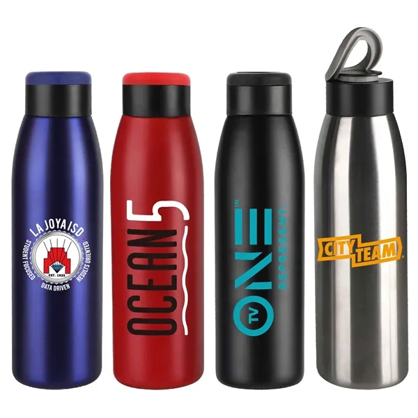 18 oz. Carrying Handle Stainless Steel Vacuum Water Bottle... from ASI 39820 Opusline (Benmex) / Opus Line