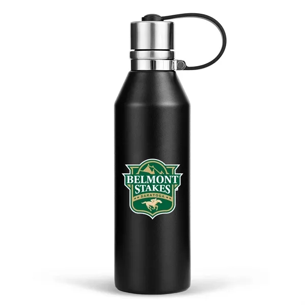 17 ounce stainless steel double-wall vacuum insulated water bottle with screw-on... from ASI 39820 Opusline (Benmex) / Opus Line