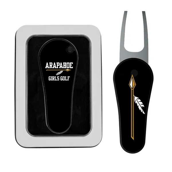 Golf divot too in deluxe window gift tin.... from ASI 52263 EMT