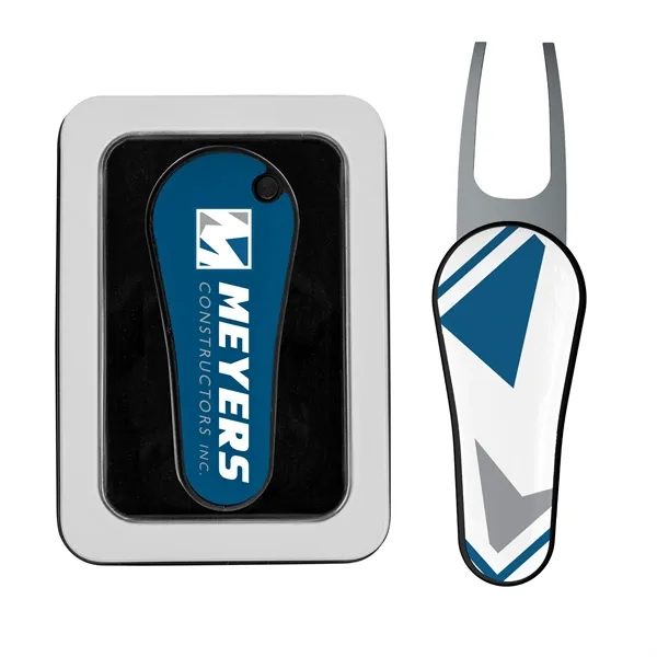 Golf divot too in deluxe window gift tin.... from ASI 52263 EMT