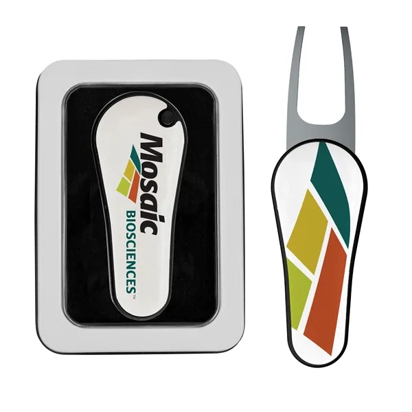 Golf divot too in deluxe window gift tin.... from ASI 52263 EMT