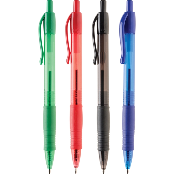 Katana Pen features a translucent barrel, no slip grip and stylish... from ASI 61966 HPG / Hub Pen