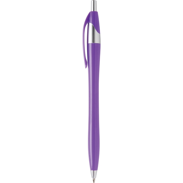 Javalina Platinum Pen is a click action ballpoint with shining platinum... from ASI 61966 HPG / Hub Pen