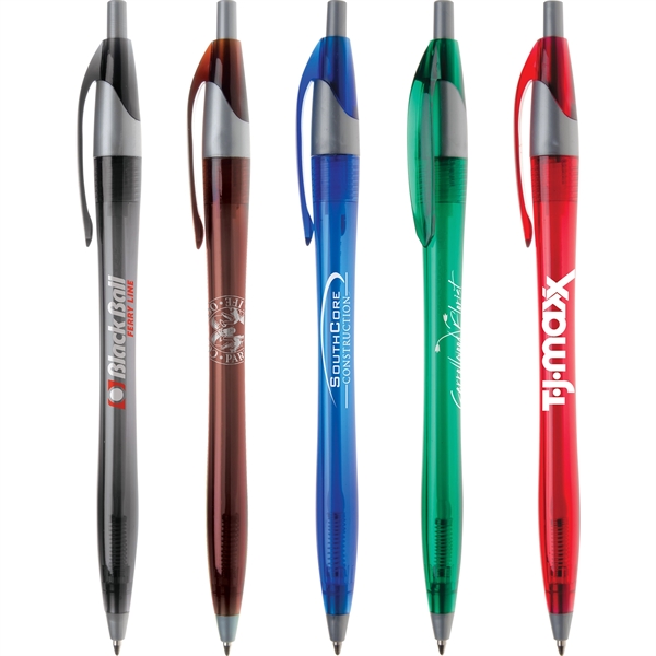 Javalina Jewel ballpoint pen comes in five hot translucent colors offered... from ASI 61966 HPG / Hub Pen