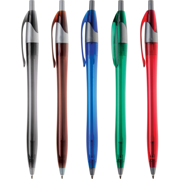 Javalina Jewel ballpoint pen comes in five hot translucent colors offered... from ASI 61966 HPG / Hub Pen